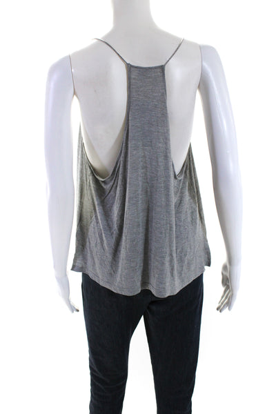 Cami Womens Cowl Neck Sleeveless Pullover Tank Top Casual Gray Size XL