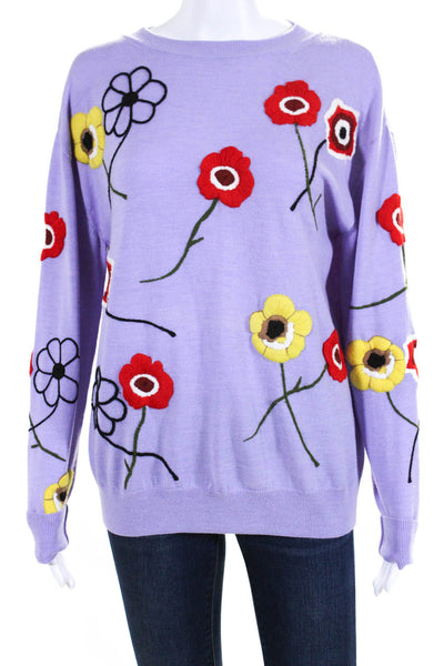 Jonathan Cohen Floral Lilac Sweater Size XS from eBay Endless Runway