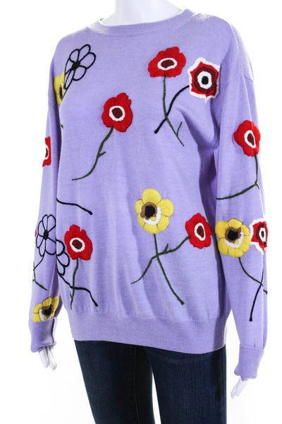 Jonathan Cohen Floral Lilac Sweater Size XS from eBay Endless Runway