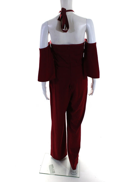 Sachin & Babi Womens Red Halter Jumpsuit Red Size 2 10861581