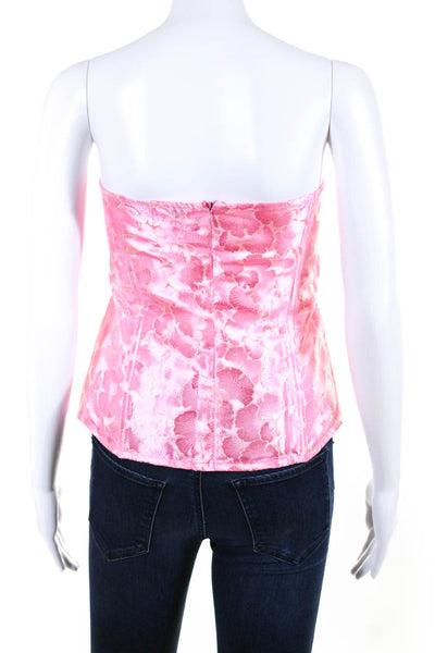 Kim Shui Pink Tie-Up Bustier Top Size XL from eBay Endless Runway