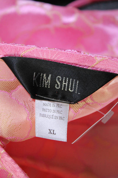 Kim Shui Pink Tie-Up Bustier Top Size XL from eBay Endless Runway