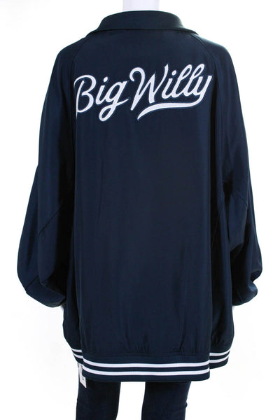 Willy Chavarria Stadium Jacket in Blue Size M from eBay Endless Runway