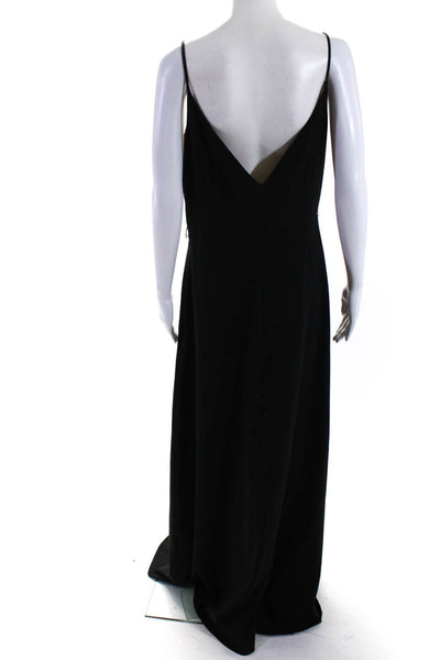 Nicholas Womens Black Belted Slip Gown Black Size 10 13235691