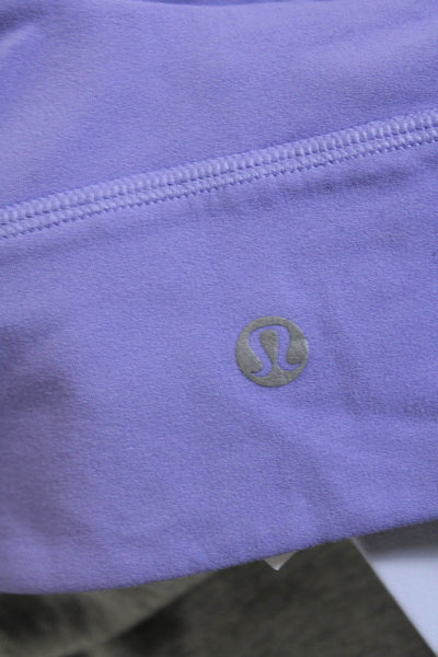 Lululemon Women's V-Neck Sleeveless Athletic Sport Bra Purple Size10