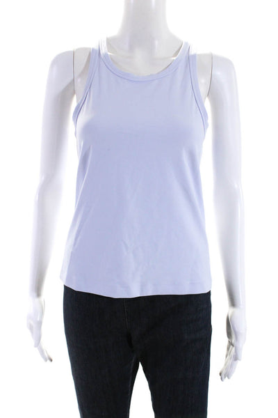 Lululemon Women's Scoop Neck Racerback Athletic Tank Top Light Blue Size 10