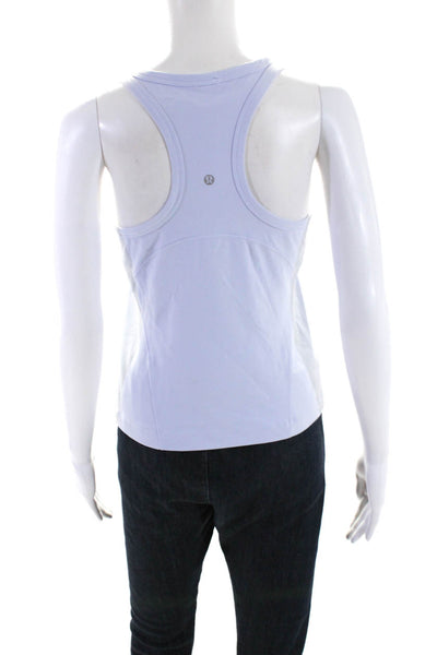 Lululemon Women's Scoop Neck Racerback Athletic Tank Top Light Blue Size 10