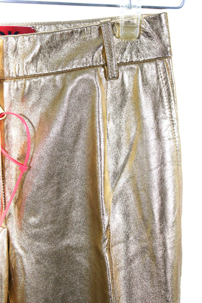 Ronald Van Der Kamp Metallic Gold Trousers FR 34 from eBay Endless Runway