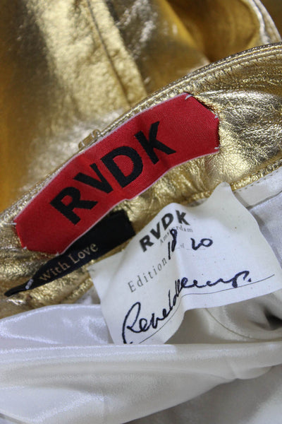 Ronald Van Der Kamp Metallic Gold Trousers FR 34 from eBay Endless Runway