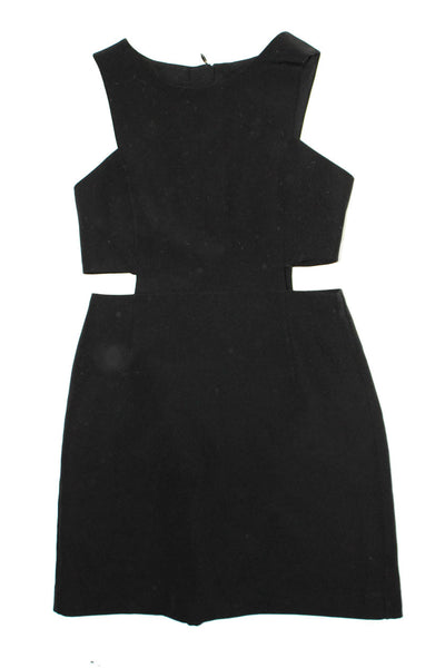 Milly Minis Childrens Girls Cut Out Waist Sleeveless Dress Black Size 10