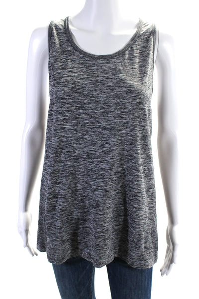 Lululemon Women's Scoop Neck Sleeveless Athletic Tank Top Gray Size M