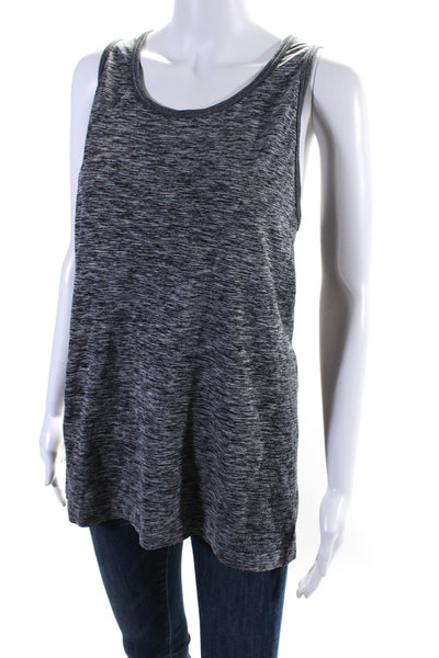 Lululemon Women's Scoop Neck Sleeveless Athletic Tank Top Gray Size M