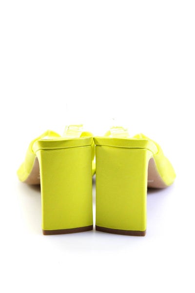 Simkhai Evangeline Leather Thong Sandals in Lime EUR 38 from eBay Endless Runway