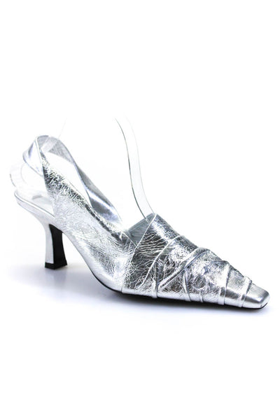 Khaite Metallic Slingback Pumps EUR 39 from eBay Endless Runway