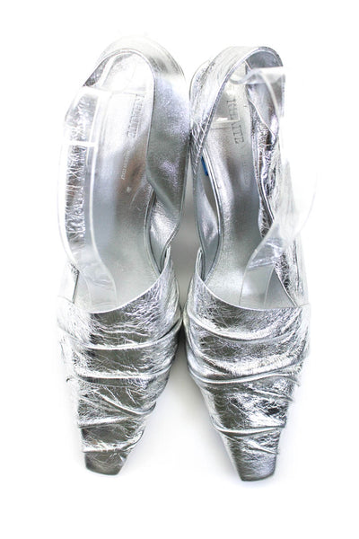 Khaite Metallic Slingback Pumps EUR 39 from eBay Endless Runway