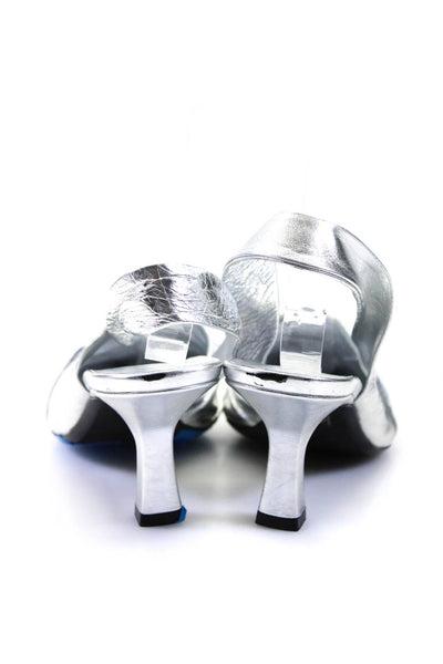 Khaite Metallic Slingback Pumps EUR 39 from eBay Endless Runway