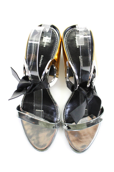 Proenza Schouler Heels in Gold/Silver Size 40.5 from eBay Endless Runway