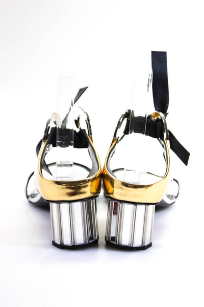 Proenza Schouler Heels in Gold/Silver Size 40.5 from eBay Endless Runway