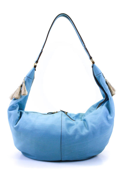 The Row Pebbled Blue Hobo Bag from eBay Endless Runway