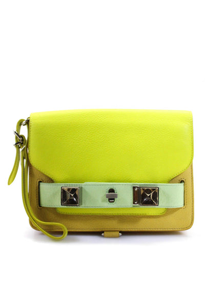 Proenza Schouler Lime Green Clutch Bag from eBay Endless Runway