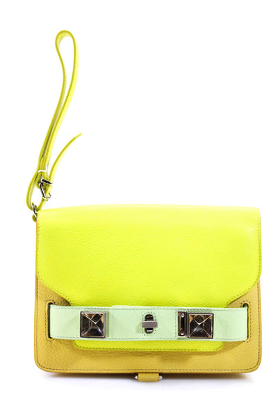 Proenza Schouler Lime Green Clutch Bag from eBay Endless Runway