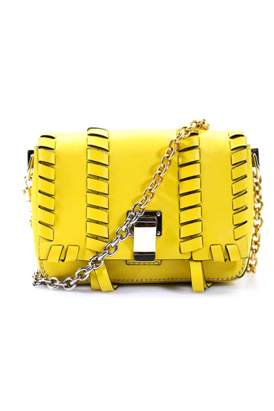 Proenza Schouler Calfskin Chain Crossbody Handbag Yellow eBay Endless Runway