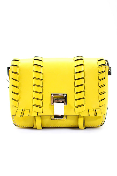 Proenza Schouler Calfskin Chain Crossbody Handbag Yellow eBay Endless Runway