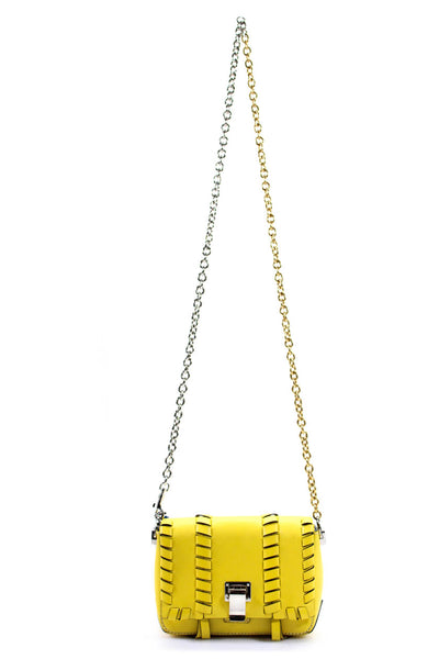 Proenza Schouler Calfskin Chain Crossbody Handbag Yellow eBay Endless Runway