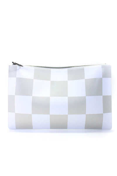 Off-White Virgil Abloh Museum Checkered White Tote from eBay Endless Runway