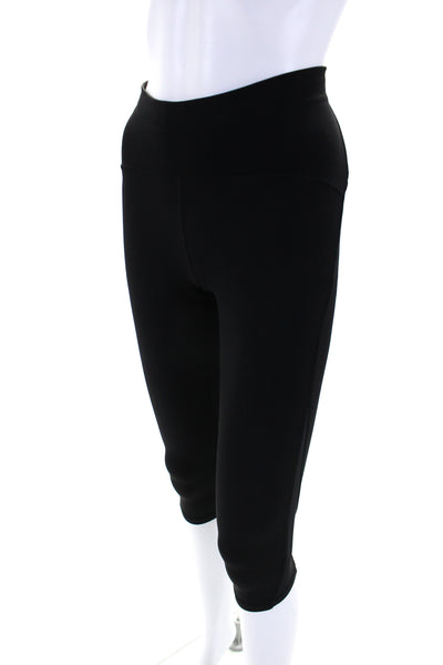 Lululemon Womens Stretch Low Rise Pull on Active Capri Leggings Black Size 4