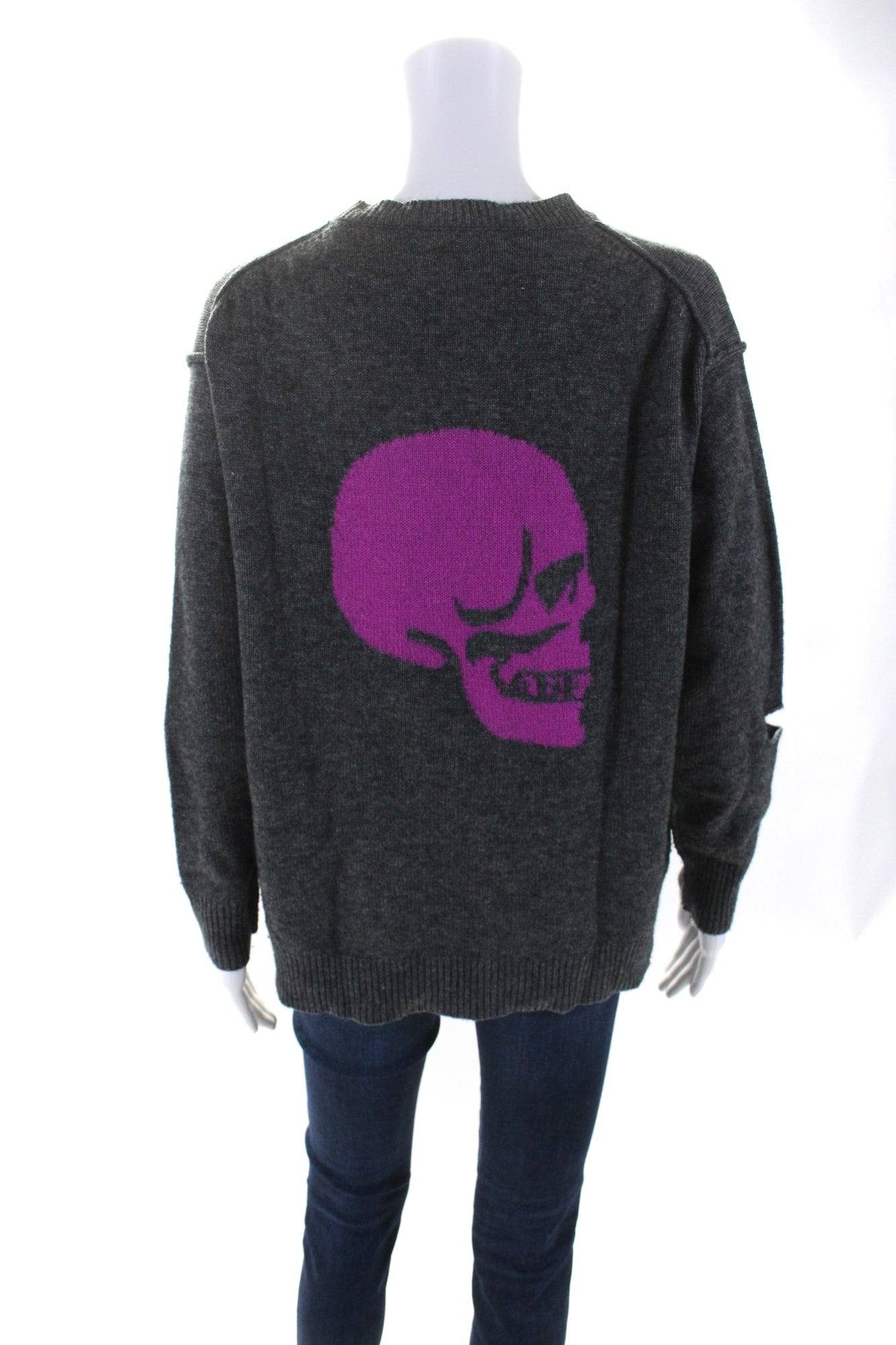 Skull Cashmere Sweater- buying Womens Small