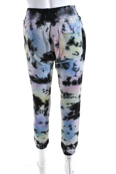 NSF Women's Elastic Waist Pockets Tapered Leg Tie Dye Jogger Pant Size P