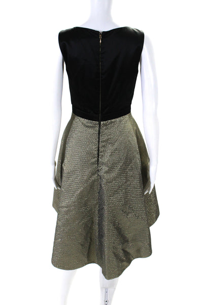 nha khanh Womens Gold Bar Dress Gold Size 4 12896144