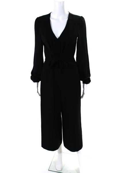 Parker Womens Monaco Combo Jumpsuit Black Size 2 11404460