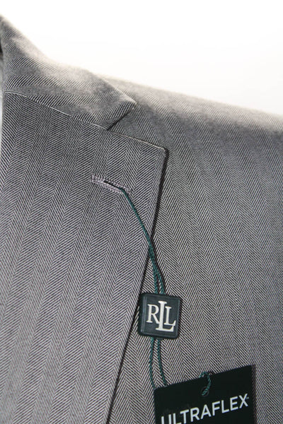 Lauren Ralph Lauren Mens Herringbone Blazer Gray 52 Long eBay Endless Runway