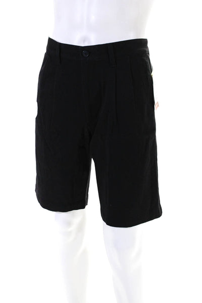 Dockers Mens Pleated Twill Chino Shorts Black Size 30 eBay Endless Runway