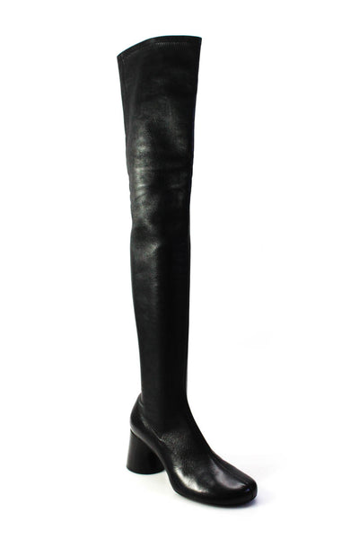 Khaite Womens Cylinder Heel Over Knee Boots Black 39.5 9.5 eBay Endless Runway