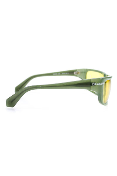 Off-White Womens Bologna Eyeglasses in Sage Green from eBay Endless Runway