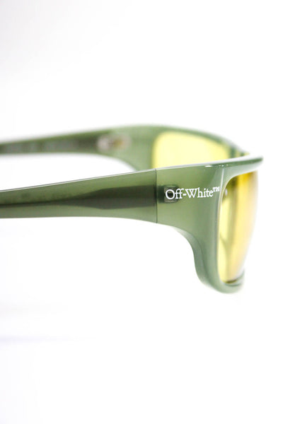 Off-White Womens Bologna Eyeglasses in Sage Green from eBay Endless Runway