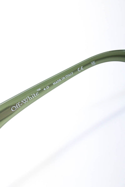 Off-White Womens Bologna Eyeglasses in Sage Green from eBay Endless Runway