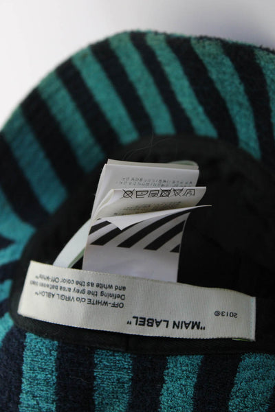 Off-White Striped Towel Bucket Hat from eBay Endless Runway