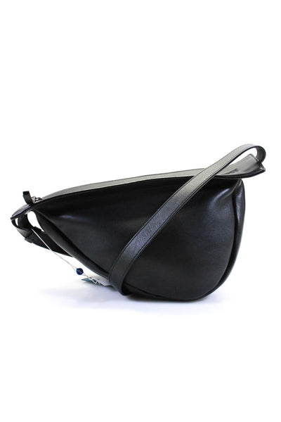 The Row Small Banana Black Smooth Crossbody Sling Bag from eBay Endless Runway