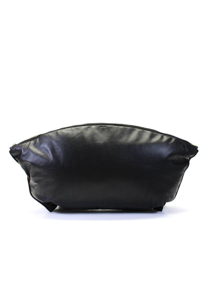 The Row Dante XL Clutch Bag in Napa Leather Black from eBay Endless Runway