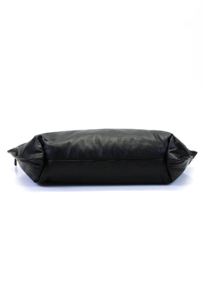 The Row Dante XL Clutch Bag in Napa Leather Black from eBay Endless Runway