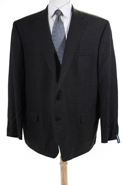 Ralph Ralph Lauren Mens Check Blazer Jacket Navy Brown IT 52 eBay Endless Runway