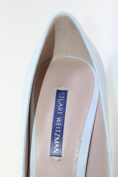 Stuart Weitzman Womens Slip On Pumps Light Blue Size 8 eBay Endless Runway