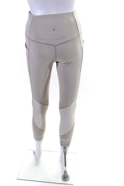 Athleta Women's High Waist Pockets Full Length Legging Beige Size S