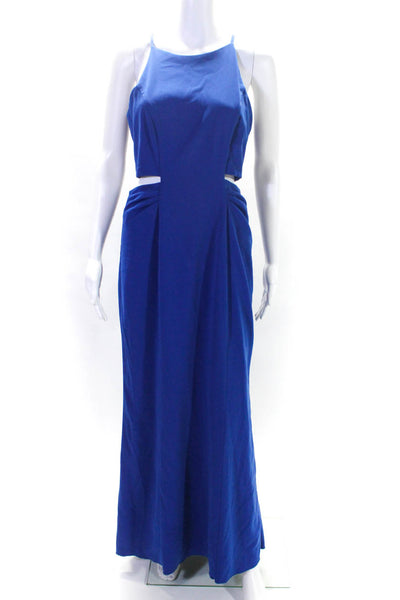 Badgley Mischka Womens Keena Gown Blue Size 8 11698052