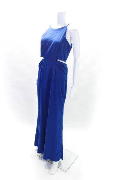 Badgley Mischka Womens Keena Gown Blue Size 8 11698052
