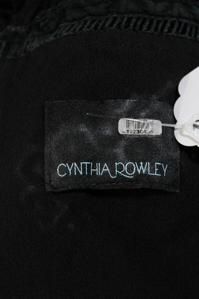 Cynthia Rowley Womens Geo Lace Sheath Black Size 4 12671455